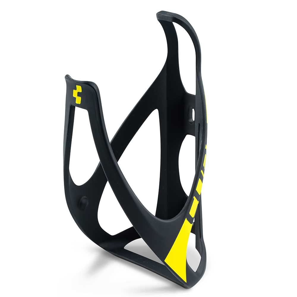 Cube Flaschenhalter HPP matt Black´n´flashyellow, schwarz