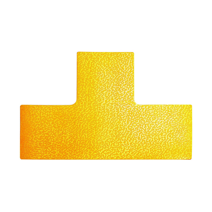 Durable Stellplatzmarkierung in T Form, selbstklebend und abriebfest, RAL 1003 Signalgelb , 170004 T