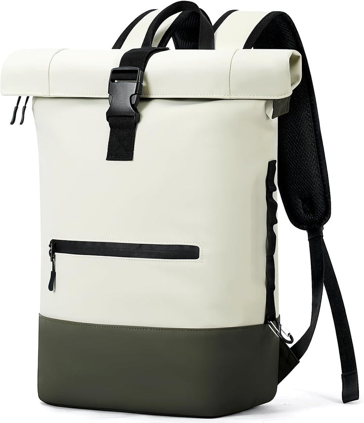 Rolltop Rucksack Herren Damen Wasserdicht Grosse Laptop Rucksack Reiserucksack mit Multifunktionale