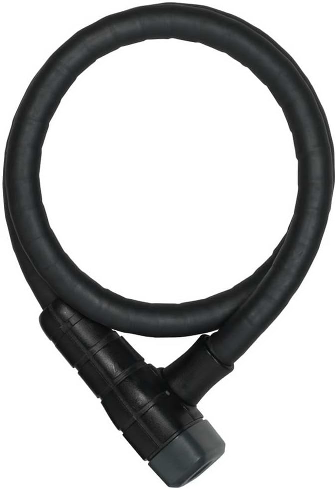 ABUS Panzerkabelschloss Steel-O-Flex Microflex 6615K - mit SCLL-Halter - Kabelschloss aus Stahlkabel