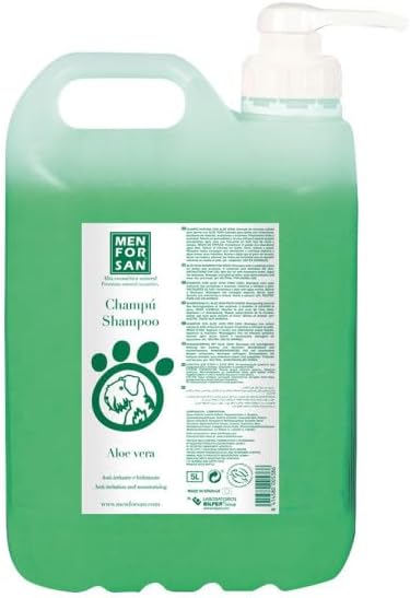 Menforsan Aloe Vera Hundeshampoo - 5 Liter Aloe Vera 5000 ml, Aloe Vera 5000 ml