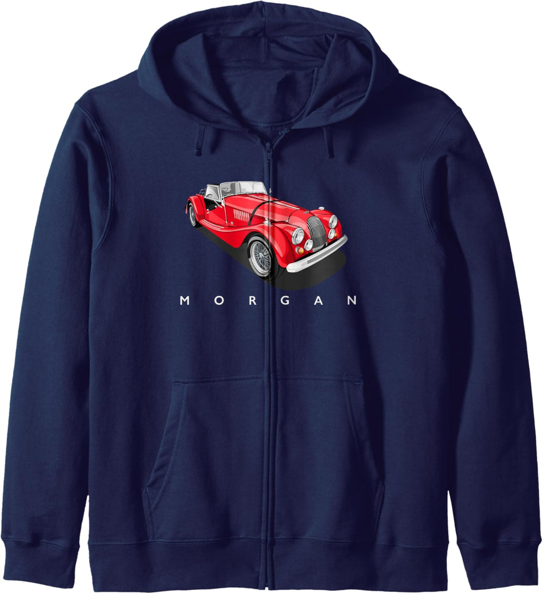 Britische klassische Sportwagen - Morgan Kapuzenjacke