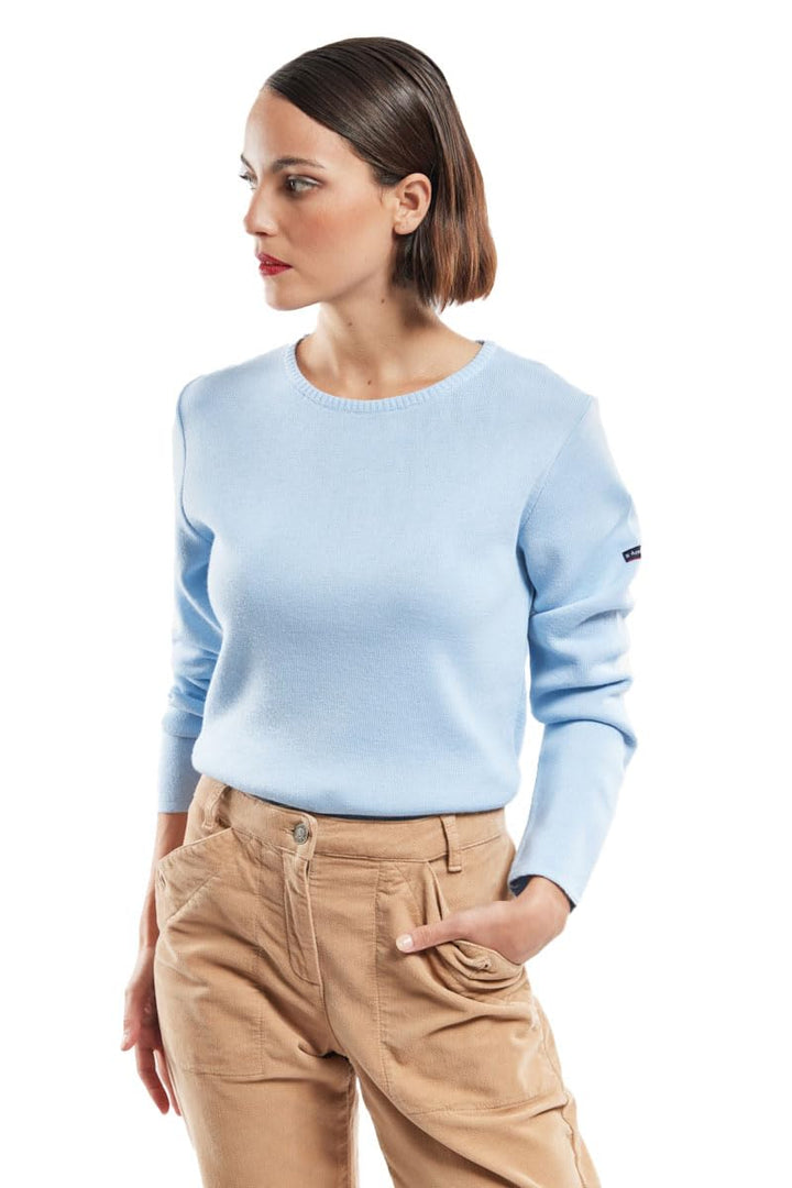 Armor Lux Damen Pontivy Pullover 34 Nuage, 34 Nuage