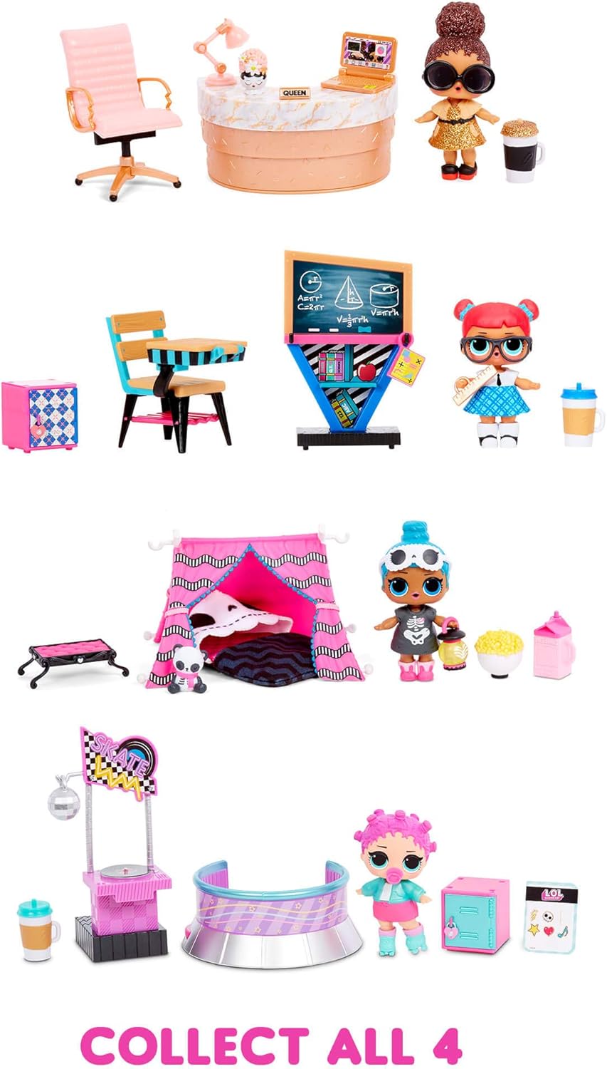 LOL Surprise Sammlerpuppen für Mädchen - Mit 10 Überraschungen & Accessoires - Boss Queen - Möbelser