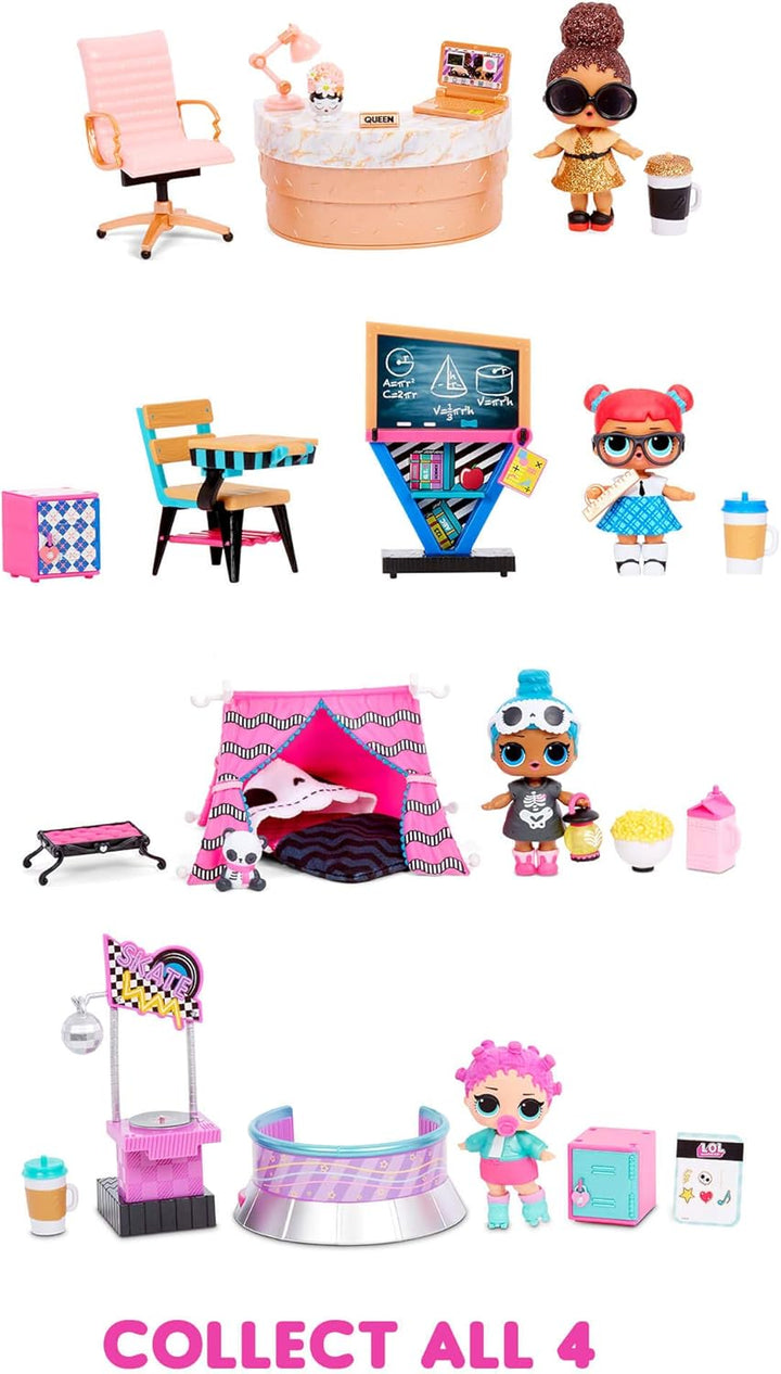 LOL Surprise Sammlerpuppen für Mädchen - Mit 10 Überraschungen & Accessoires - Boss Queen - Möbelser