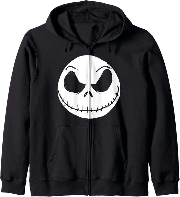 Disney The Nightmare Before Christmas Jack Skellington Face Kapuzenjacke