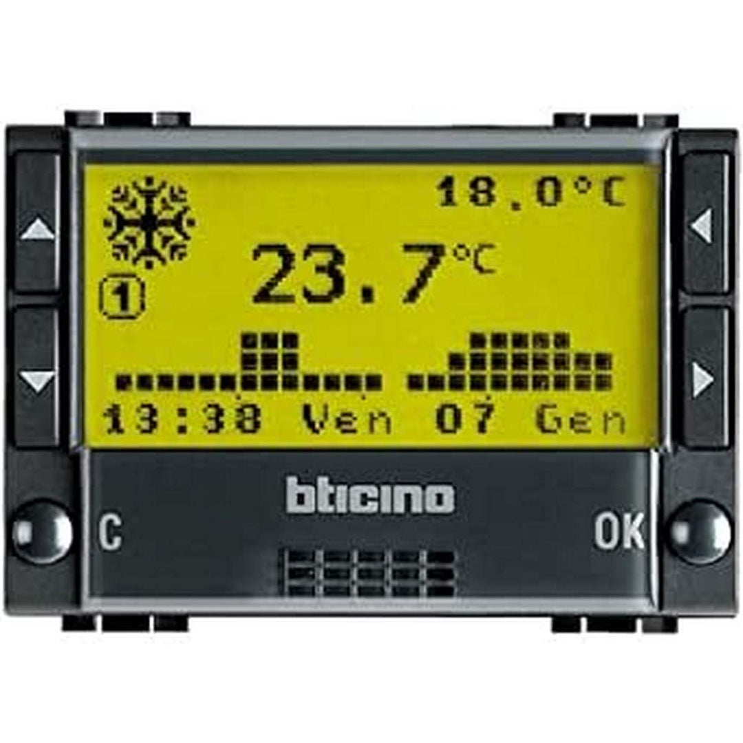 Legrand L4451 CHRONOTHERMOSTAT, 1.5 V, schwarz
