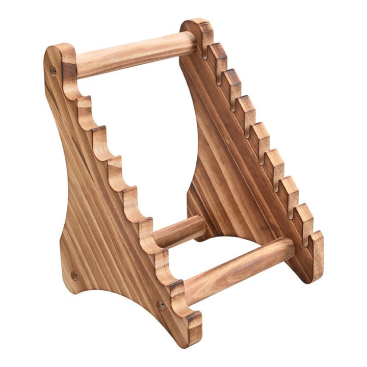 Mini Messerständer, 1 Stuck Holz Taschenmesser Display Halter, 7-Lagiger Messer-Präsentationsständer