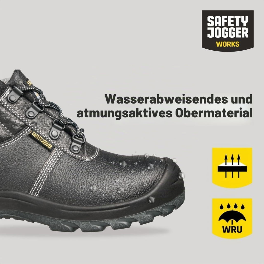 SAFETY JOGGER mit Stahlkappe Herren Leicht - S3 / S1P Arbeitsschuh für Damen, Rutschfeste Pannensich