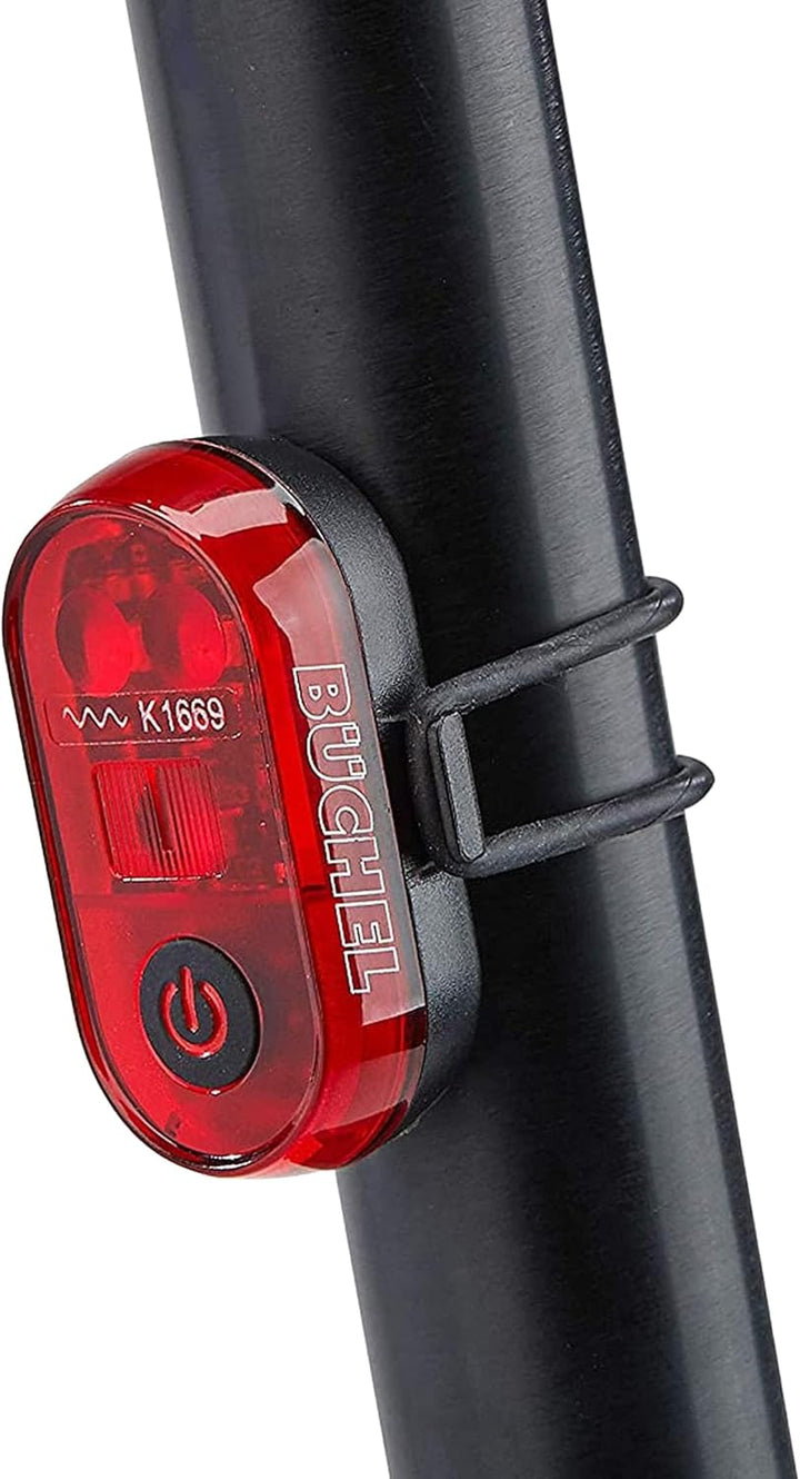 Büchel Fahrrad Rücklicht LED I Aufladbar I StVZO zugelassen I Rücklicht Fahrrad, Rücklicht Ebike, Fa