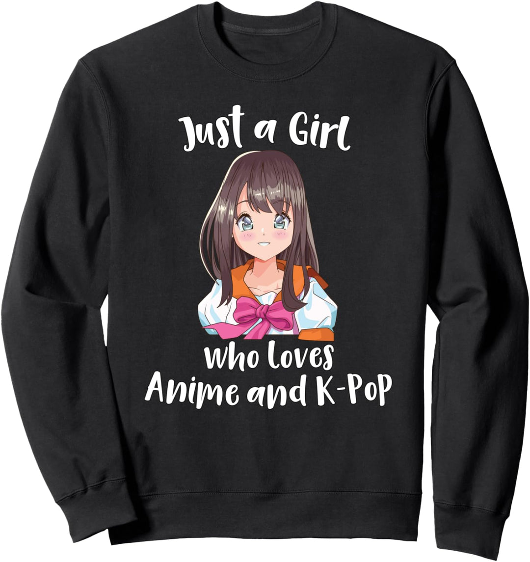 Nur ein Mädchen, das Anime und Kpop liebt Cooles Sweatshirt