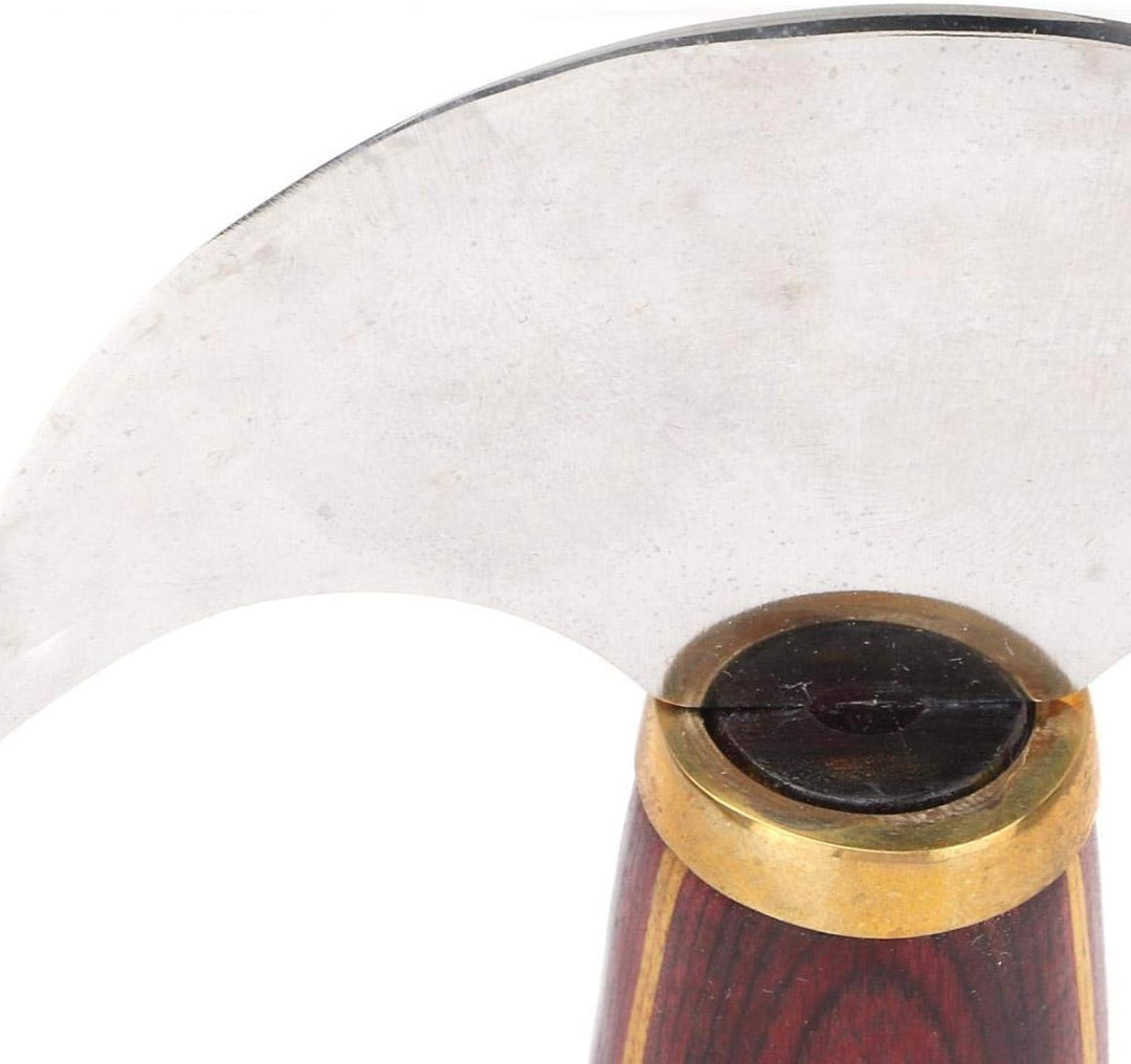 Halbmondmesser, Rundmesser aus Leder, Stahl Leicht zu steuern Scharf für Carfting Working Leathercra