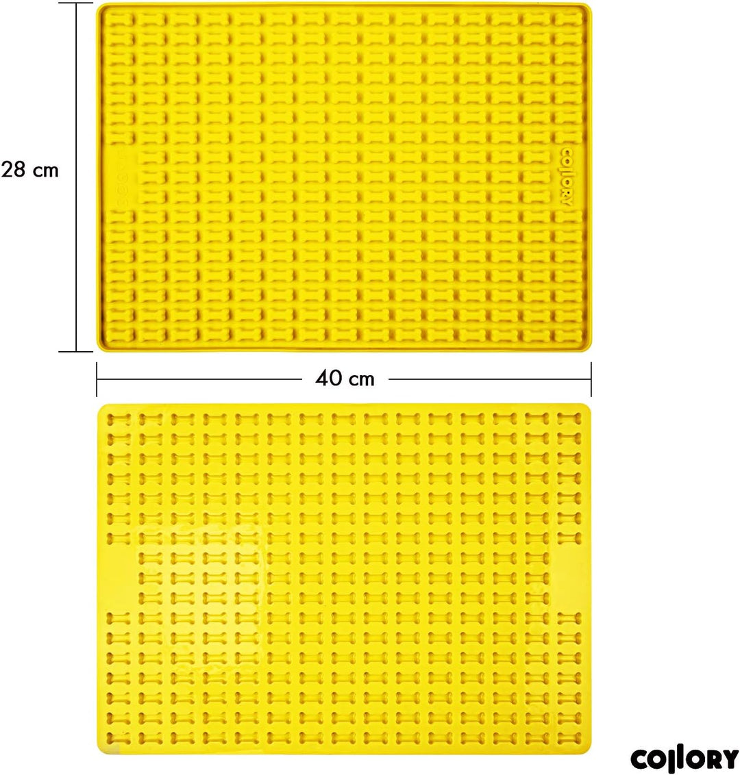 Collory® Mini Knochen (2cm) Silikon Backmatte, Backform für mini DIY Hundekekse und Leckerlis, Knoch