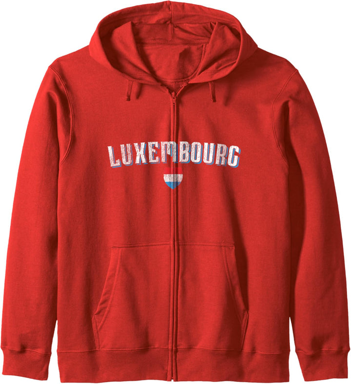 Luxembourg Shirt | Luxembourger Flag Kapuzenjacke