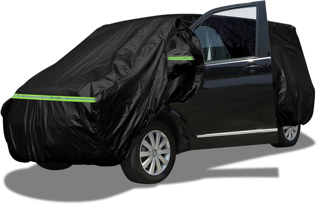 Autoabdeckung Vollgarage Abdeckplane Auto Kombipassend für VW T5 T6, 300D Atmungsaktiv SWB Autoabdec