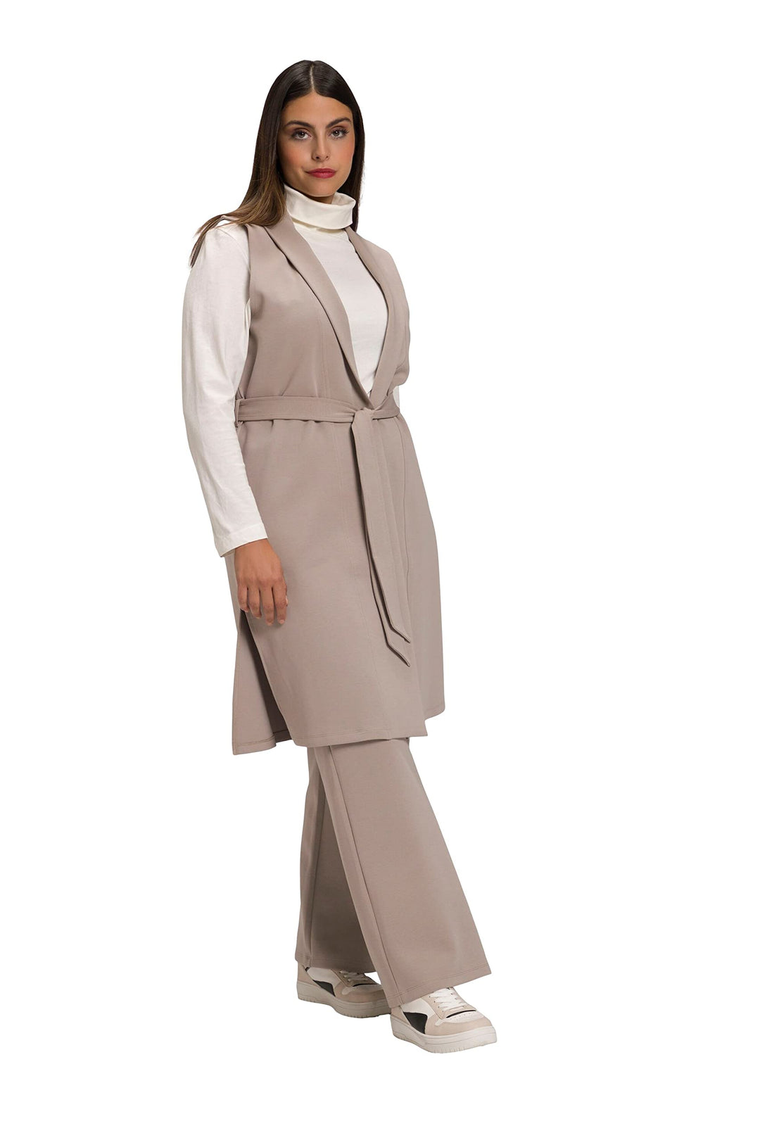 Ulla Popken Damen Westen Westen 56 Braun, 56 Braun