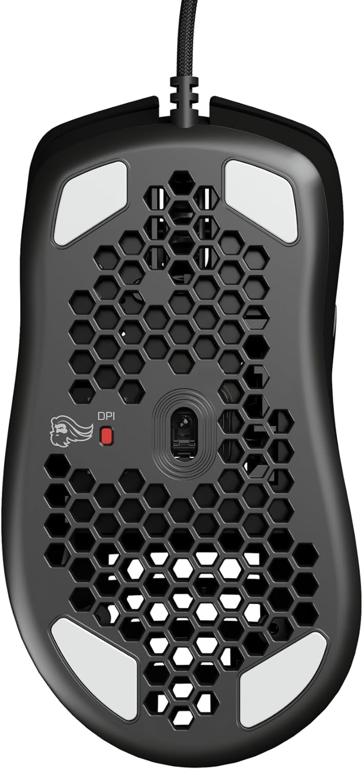 Glorious Gaming Model D- (Minus) Wired Gaming Mouse – superleichtes Wabendesign mit 61 g, RGB-Beleuc