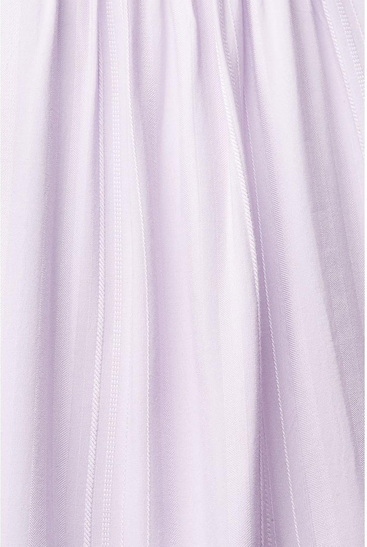 ESPRIT Kleid mit Rüschen-Kragen, LENZING™ ECOVERO™ XS 570/Lavender, XS 570/Lavender