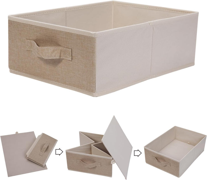 Aufbewahrungsbox Faltbar, Aufbewahrungswürfel Kallax Einsatz Aufbewahrungsboxen für Schlafzimmer Woh