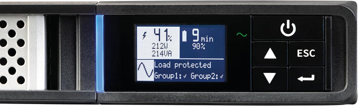 Eaton Wechselrichter 5P 650 IR G2 – Line Interactive UPS Rack 1U – 5P650IRG2 – Leistung 650 VA (4 St