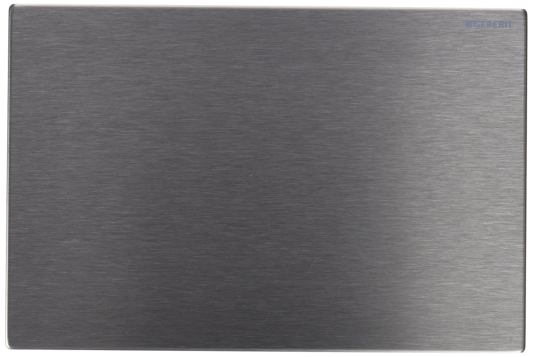 Geberit - Geberit Sigma Blindplatte, verschraubbar: Edelstahl gebürstet (115.764.FW.1) Silber, Silbe