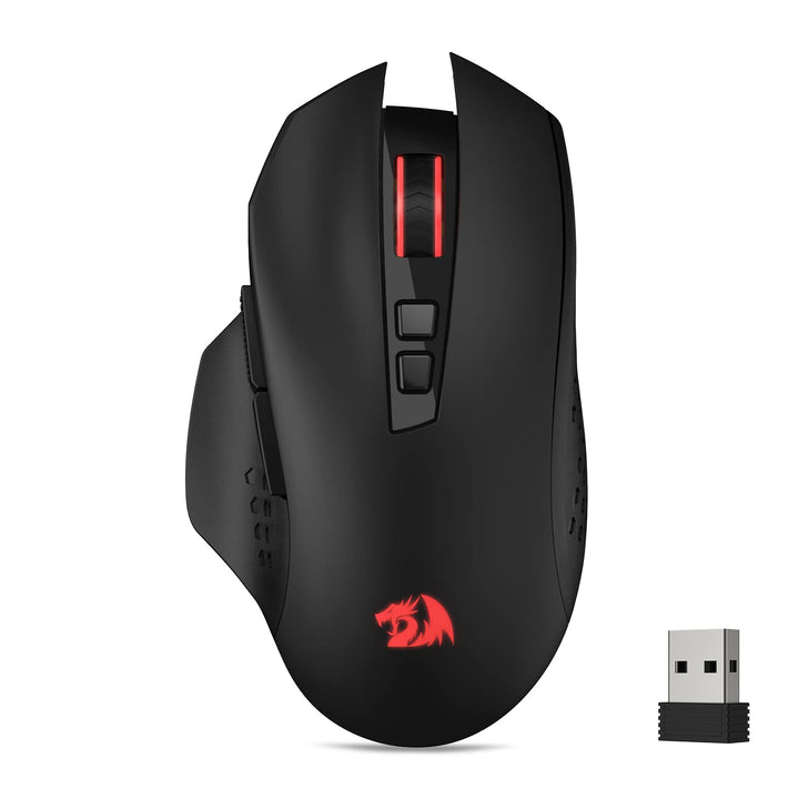 Redragon M656 Gainer Kabellose Gaming Maus, 4000 DPI, 2.4Ghz Gamer Maus, Wiederaufladbare Gaming-Mau
