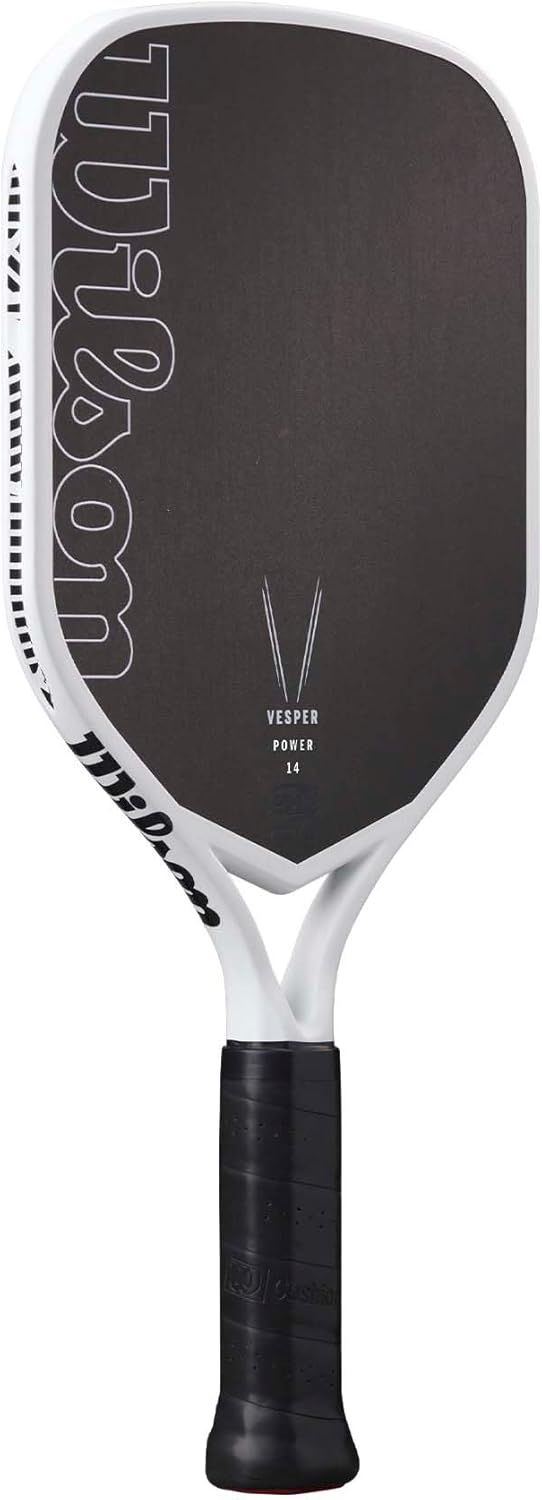Wilson Vesper Power 14 Pickleball-Schläger, Dynamisches Design, Verlängerter Griff, Hybrid-Oberfläch