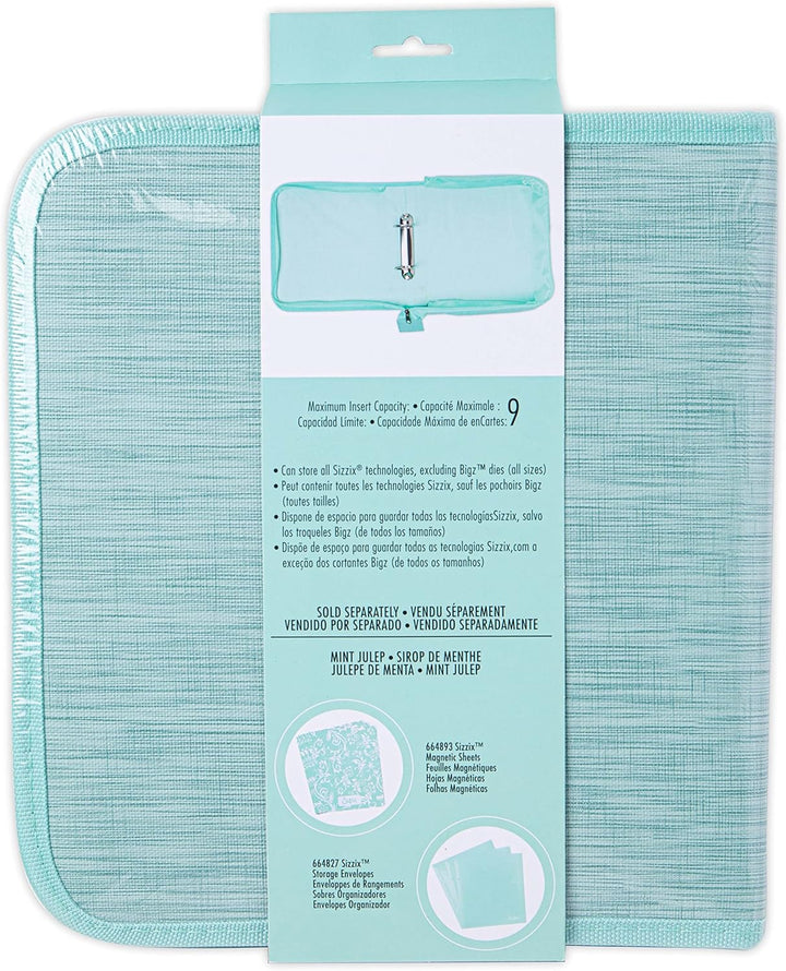 Sizzix Frmlt &amp; Thnlt Die Sto Sol, Sm, Mint Julep Framelits &amp; Thinlits Die Storage Solution Small, 66