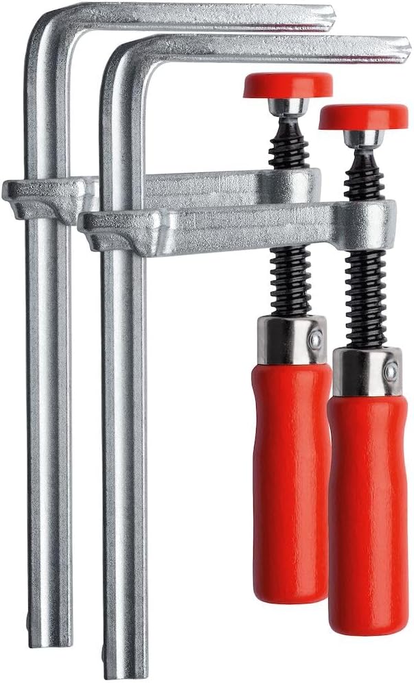 Bessey Ganzstahl-Tischzwingen GTR 120/60 120/60 mm Grau / Rot, 120/60 mm Grau / Rot