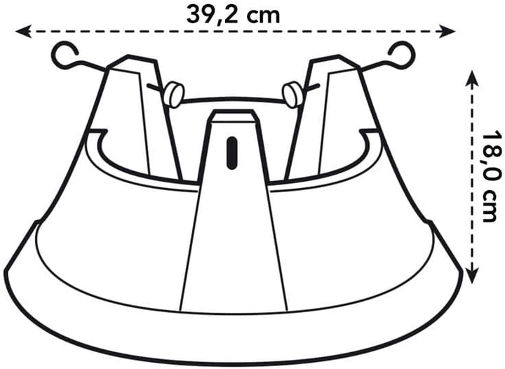 ELHO Weihnachtsbaumständer nordman, 39 cm, grün 39 CM Grün, 39 CM Grün