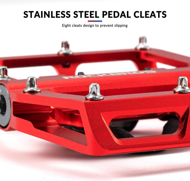 ROCKBROS Fahrradpedale Aluminium rutschfest 2 in 1 SPD Pedale/Plattform Pedale für MTB Rennrad Stadt