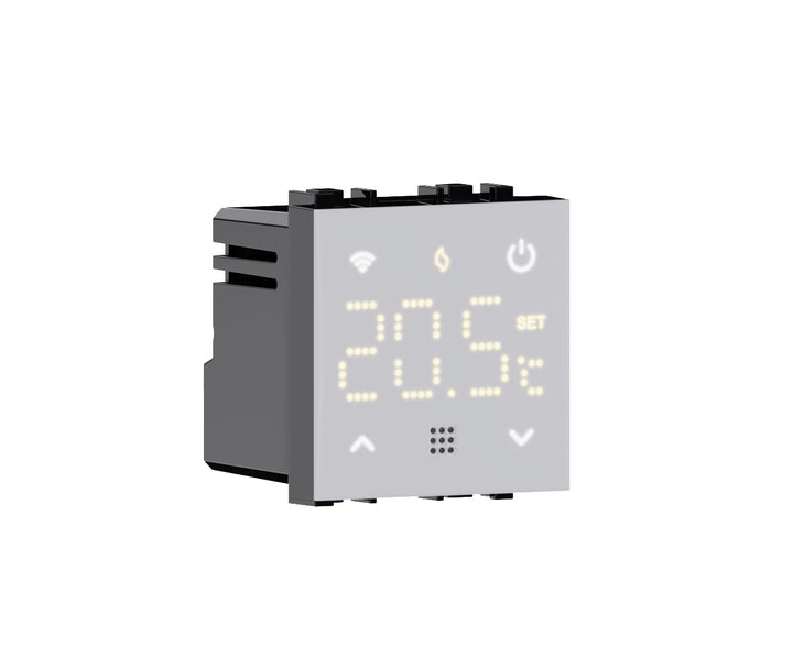 Unterputz-Thermostat programmierbares Modul 2P 240 V Touch-Display mit Hintergrundbeleuchtung Farbe