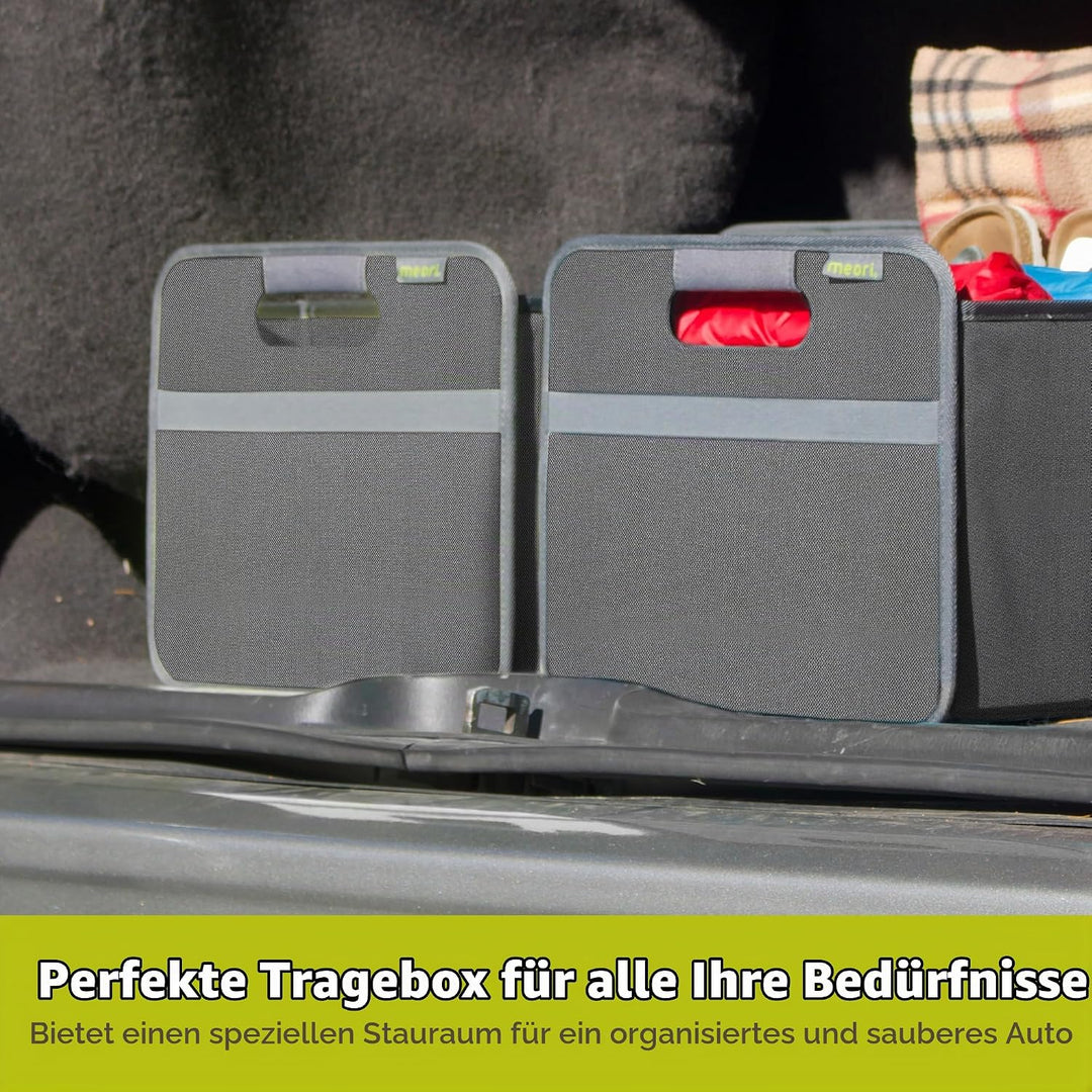 meori Aufbewahrungsbox faltbar Traglast 30 kg - 50cm 32cm 27.5cm Grösse L - Granite Grey Box Granit,