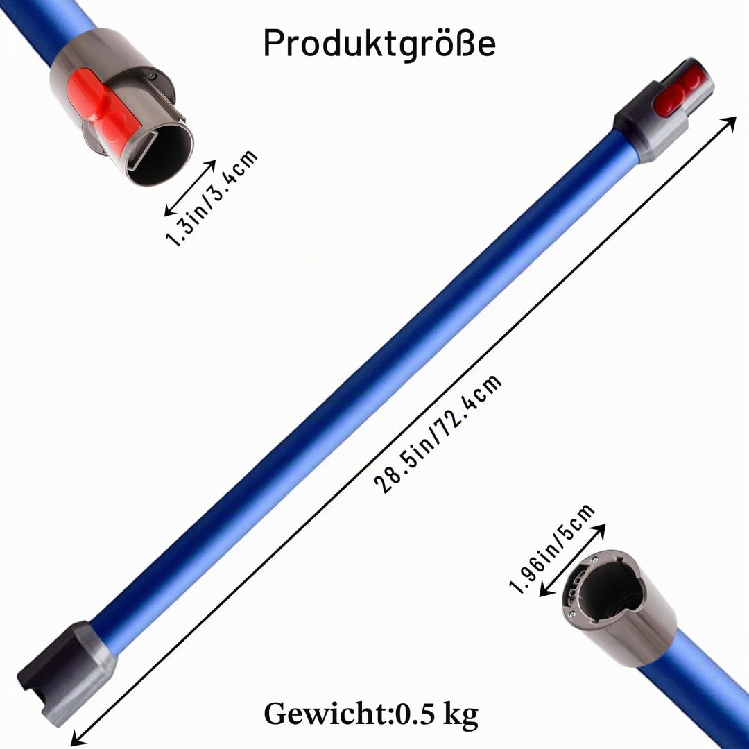 Verlängerungsrohr für Dyson Rohr Kompatibel mit Dyson Saugrohr V15 V 11 V10 V8 V7, Starres Teleskopr