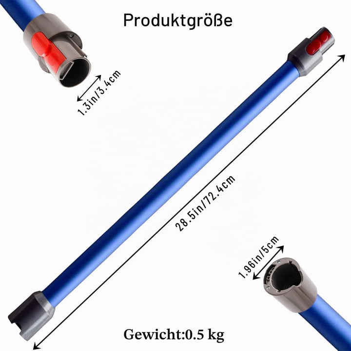 Verlängerungsrohr für Dyson Rohr Kompatibel mit Dyson Saugrohr V15 V 11 V10 V8 V7, Starres Teleskopr