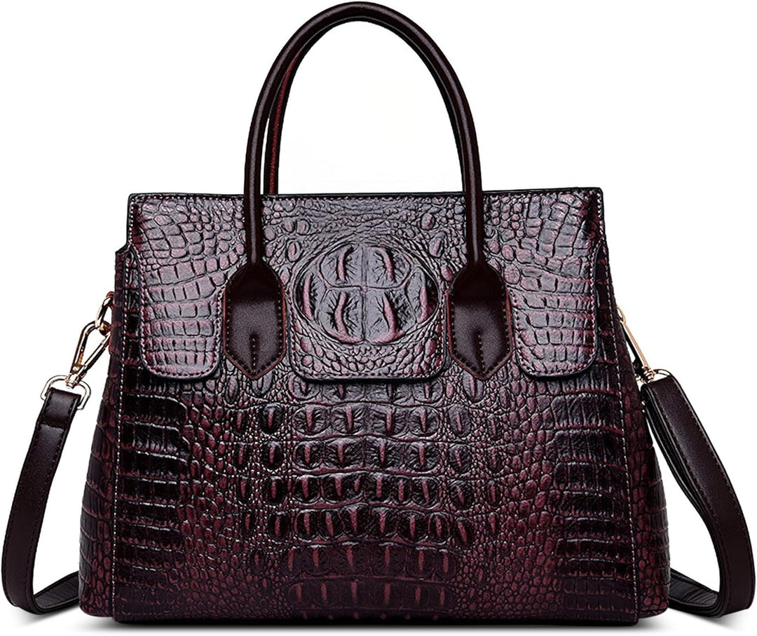 DIRRONA Elegant Damen Umhängetasche Retro Handtasche Casual Reise Schultertasche Gross Kapazität Umh