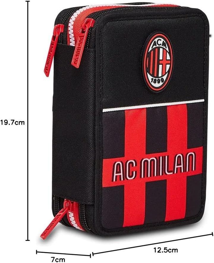 Seven Federmäppchen, Mäppchen, mehrfarbig, Federtasche für Schreibwaren, Etui mit Stiften, Kugelschr