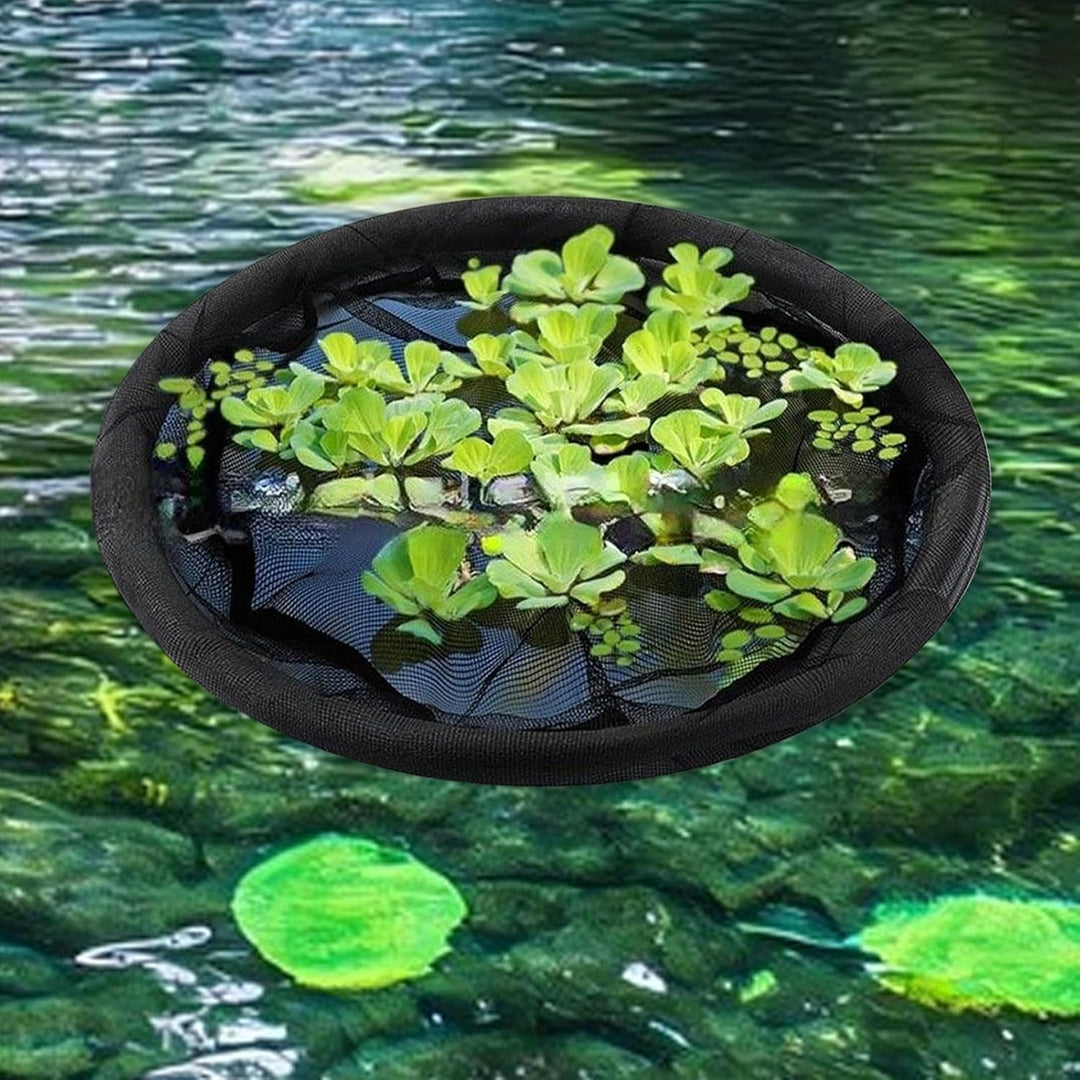 Schwimmender Teichpflanzkorb, Schwimmender Pflanzen Ring, Teichnetz Rund Fischbecken Für Aquatische