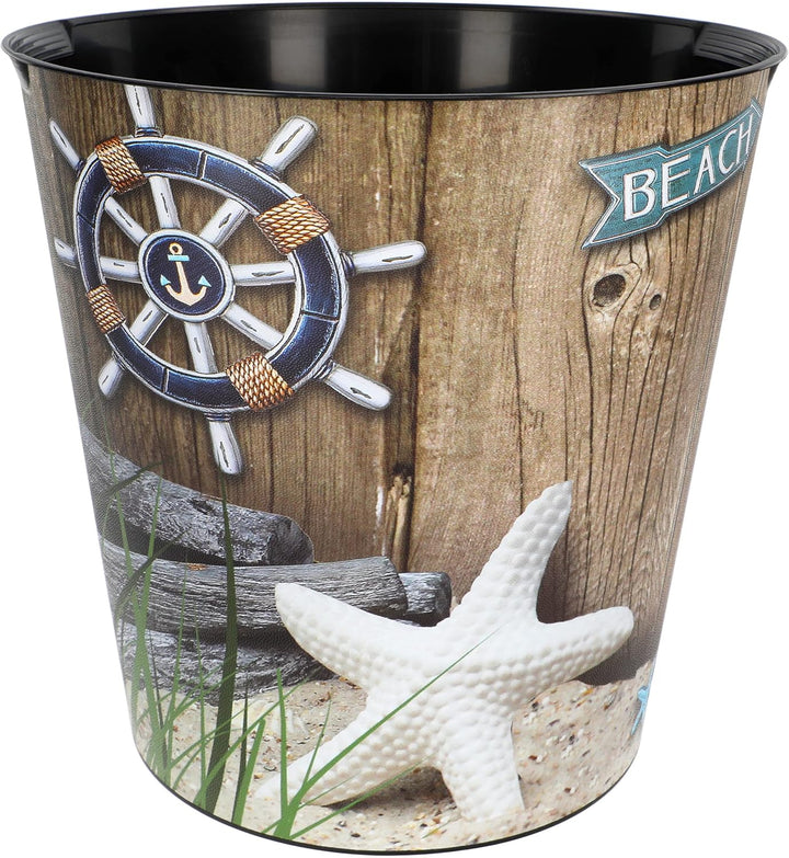 alles-meine.de GmbH universal Eimer/z.B. Blumentopf Maritim & Strand 10 Liter & extra Einsatz - wass