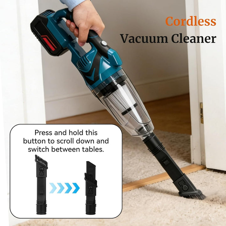 4-in-1 Akku Staubsauger für Makita 18V, Multifunktionaler Handstaubsauger mit 10000Pa Saugleistung,