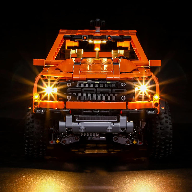 BRIKSMAX Led Beleuchtungsset für Lego Technic Ford F-150 Raptor - Compatible with Lego 42126 Baustei