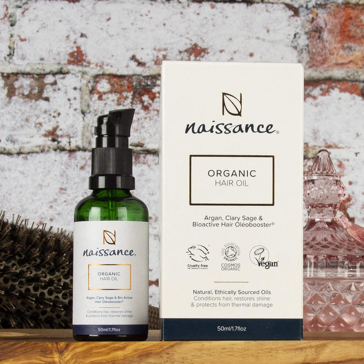 Naissance Bio-Haaröl 50ml - Pflegendes Haar-Serum mit Arganöl für Haarwachstum - Natürliche Behandlu