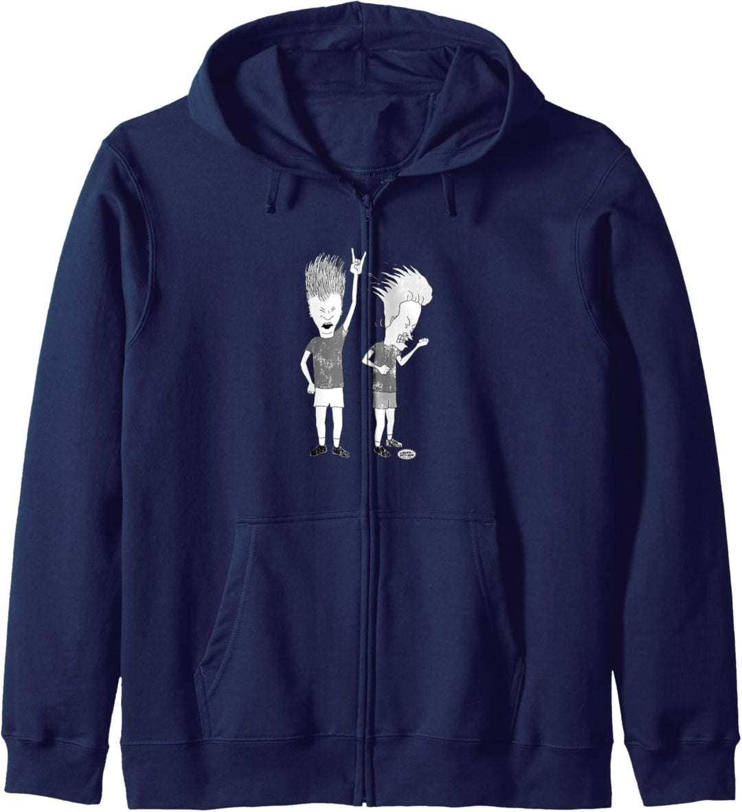 Beavis and Butt-Head Sketch Rock Out Kapuzenjacke