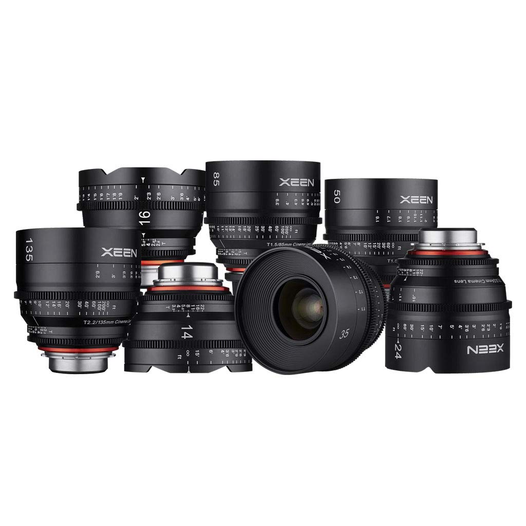 XEEN Cinema 85mm T1,5 Nikon F Vollformat Objektiv MF Cine Video Lens für hohe Auflösungen mit Follow