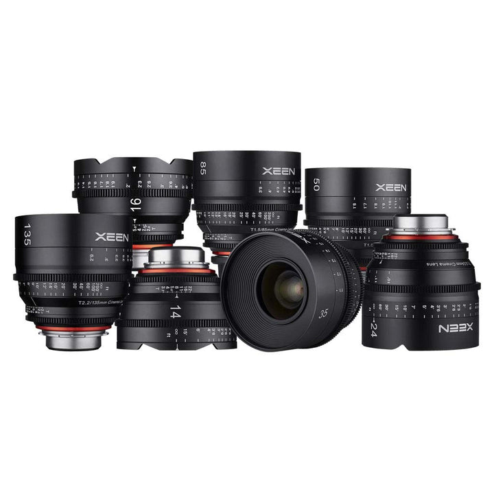 XEEN Cinema 85mm T1,5 Nikon F Vollformat Objektiv MF Cine Video Lens für hohe Auflösungen mit Follow