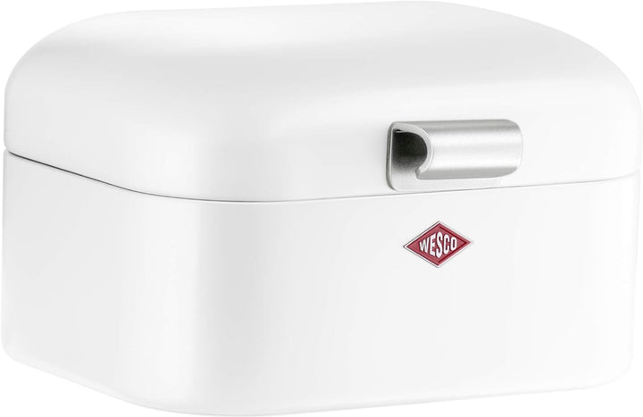 Wesco 235 001 Mini Grandy Brotkasten 17 x 18 x 12cm (L/B/H) weiss, Weiss