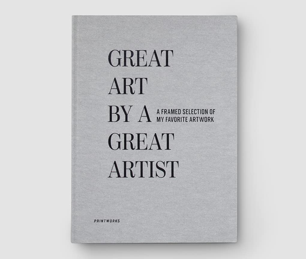 Great Art Frame Book Prints Grau, Grau