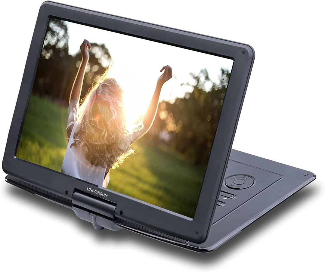 UNIVERSUM tragbarer 15.6' DVD-Player Auto DVB-T2 und 12 Volt Adapter DVD 400-20