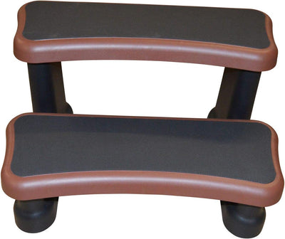 Whirlpool Treppe mit Zwei Stufen (Braun), Braun