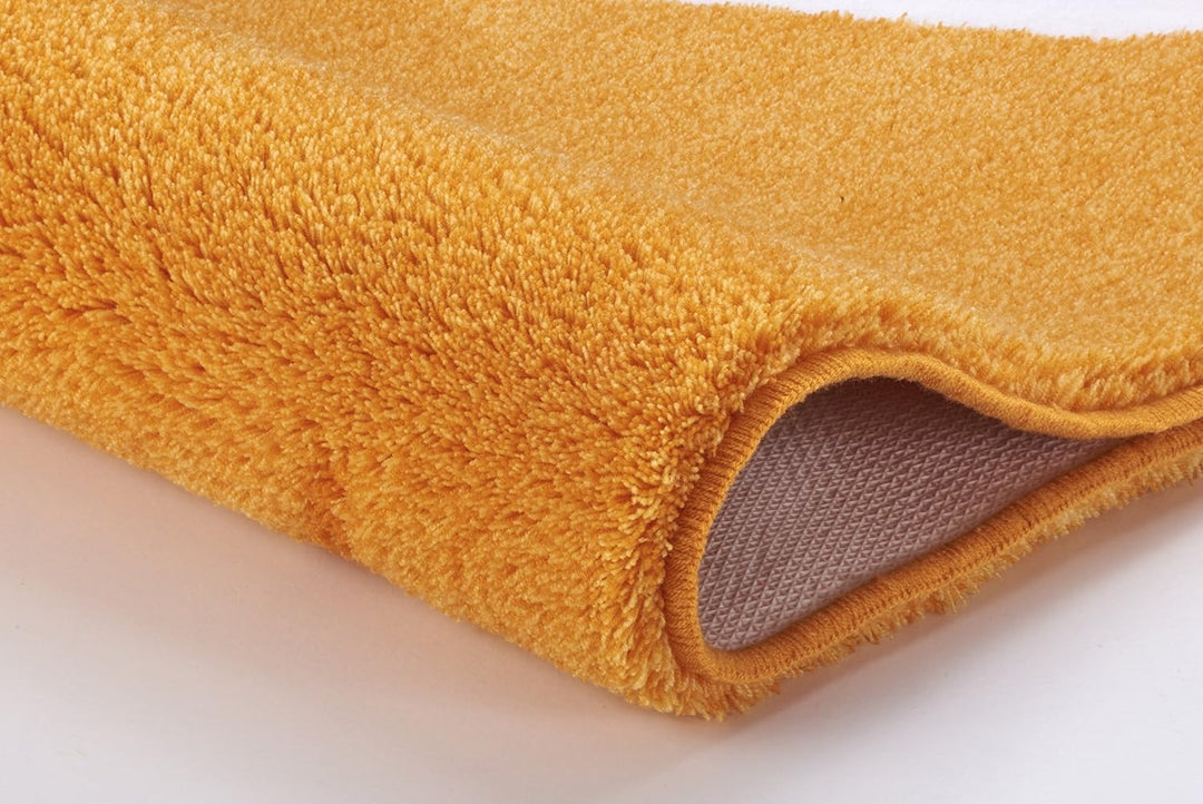 Kleine Wolke Badteppich Florenz, Safran, 60 x 100 cm Gelb 60 x 100 x 2 cm, Gelb 60 x 100 x 2 cm